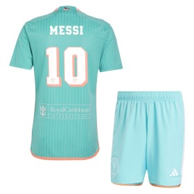 Inter Miami CF Messi 10 Matchtröjor Barn Tredje Fotbollströja 2024-25